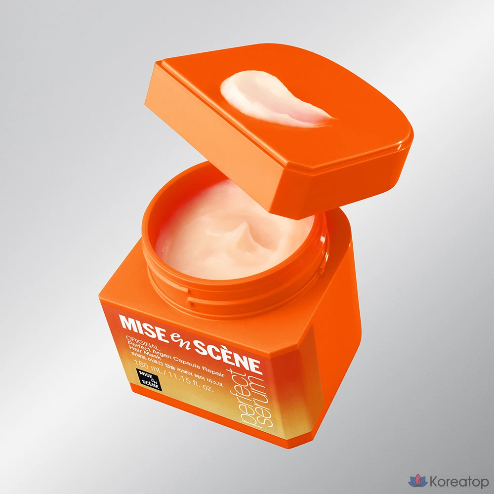 Маска для волос Mise en Scene Perfect Argan Capsule Repair Hair Mask, 180 г, 4 шт., фото 4