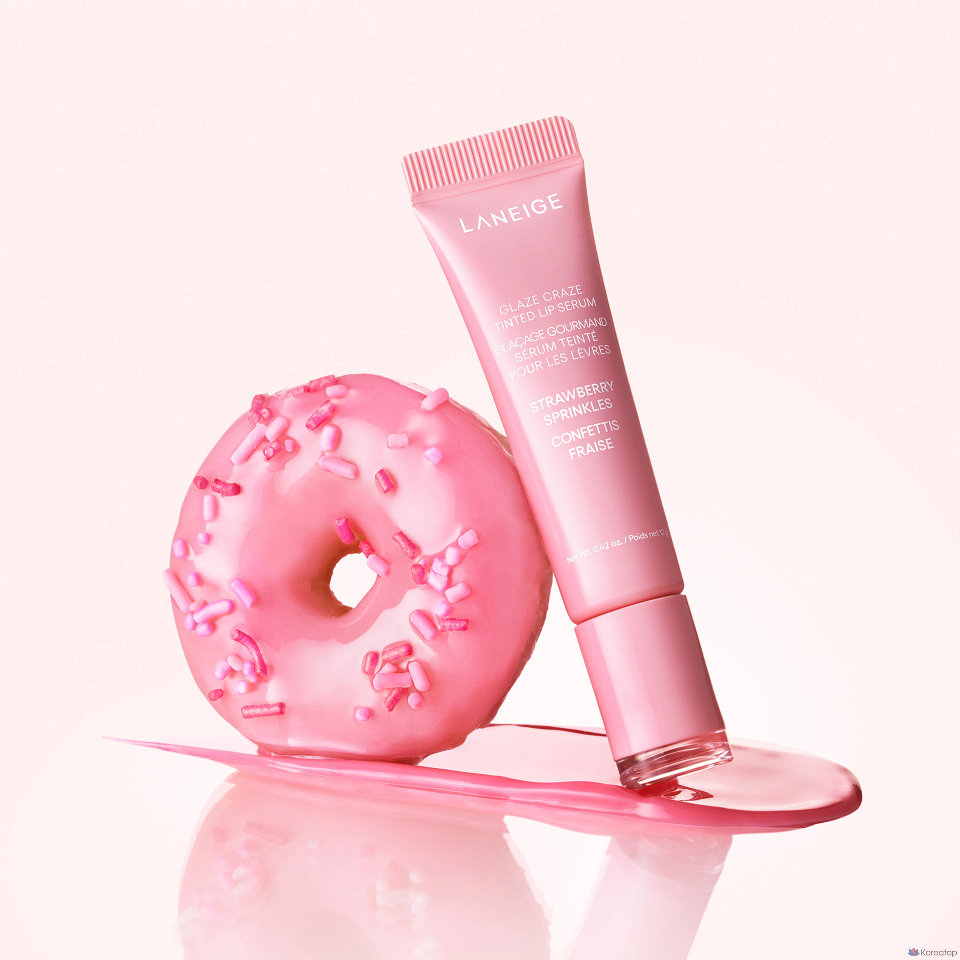 Бальзам для губ LANEIGE Serum Lip Balm, оттенок No. 2 Strawberry Sprinkles, 12 г, 1 шт., фото 2