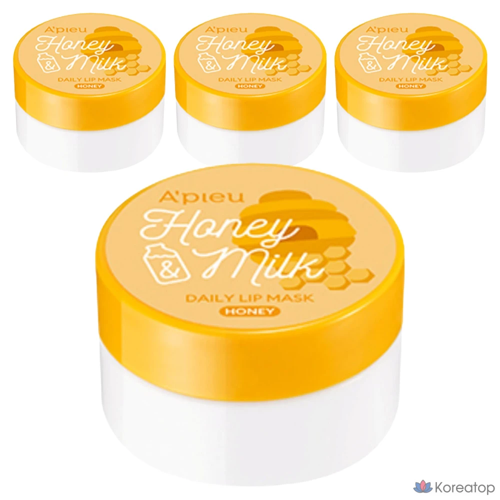 Бальзам для губ A'Pieu Daily Lip Mask, оттенок Transparent, 6 г, 4 шт.