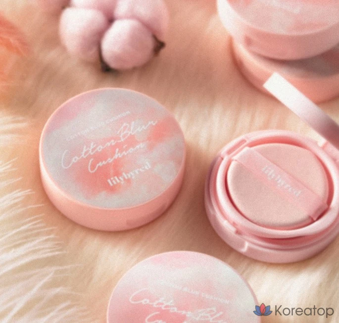 Кушон-основа Lilybyred Cotton Blur Cushion Foundation, оттенок 19 Pure Cotton, 15 г, 1 шт.