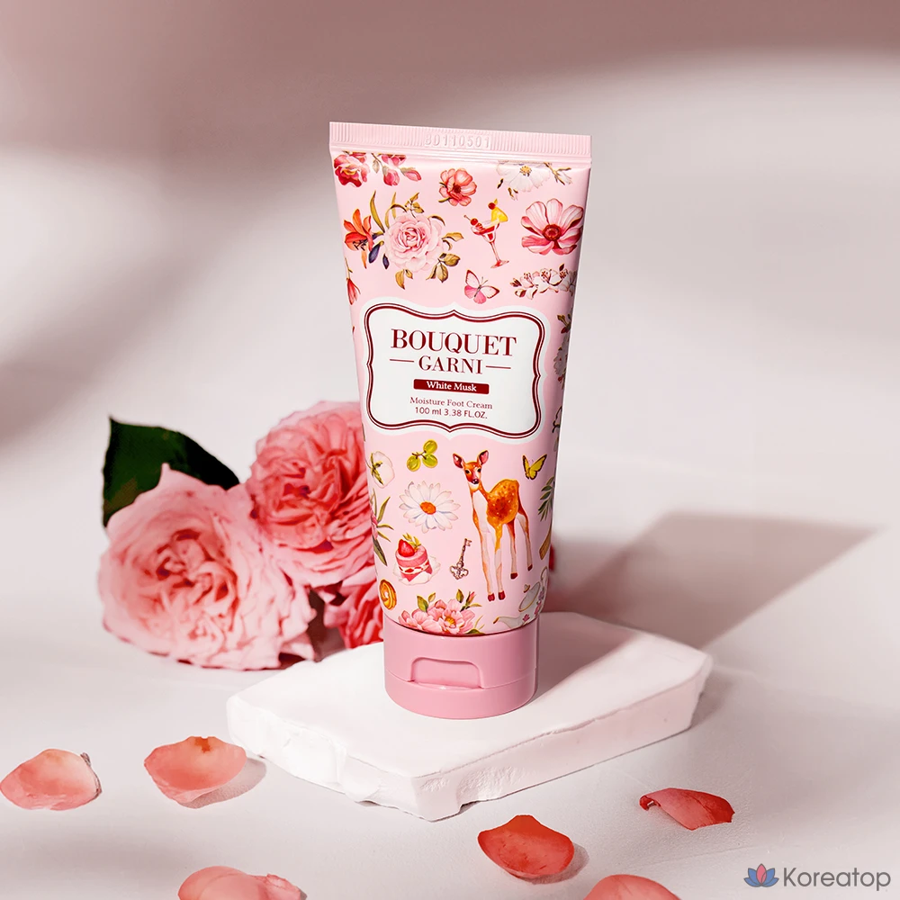 Крем для ног Bouquet Garni High Moisture Exfoliating Foot Cream White Musk, 100 мл, 1 шт.