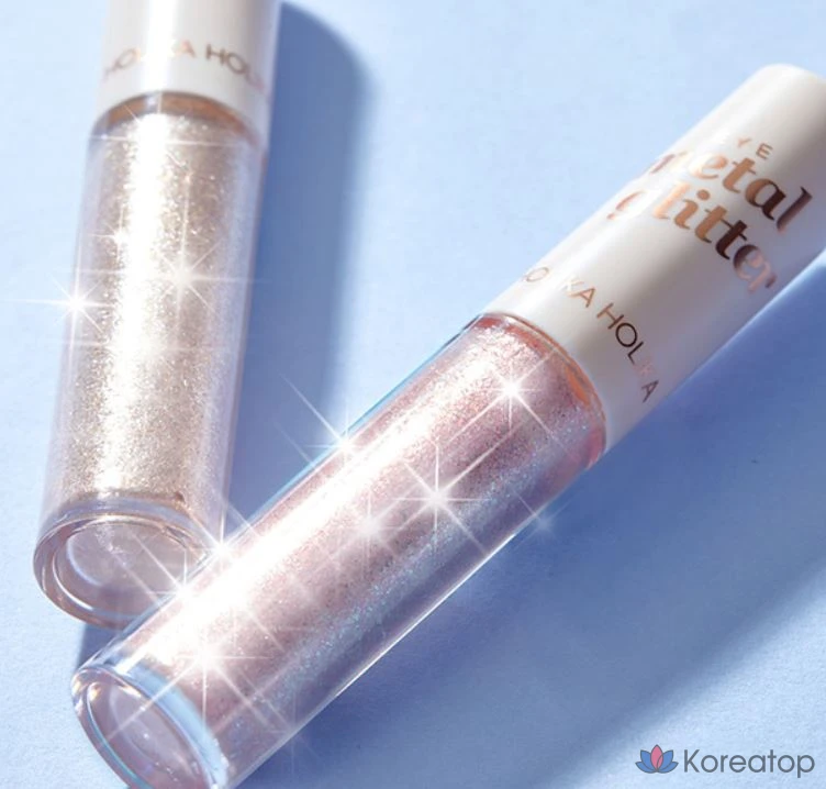 Жидкие тени для век Holika Holika Eye Metal Glitter Liquid Eyeshadow, оттенок 11 Sweetheart, 1 шт., фото 4
