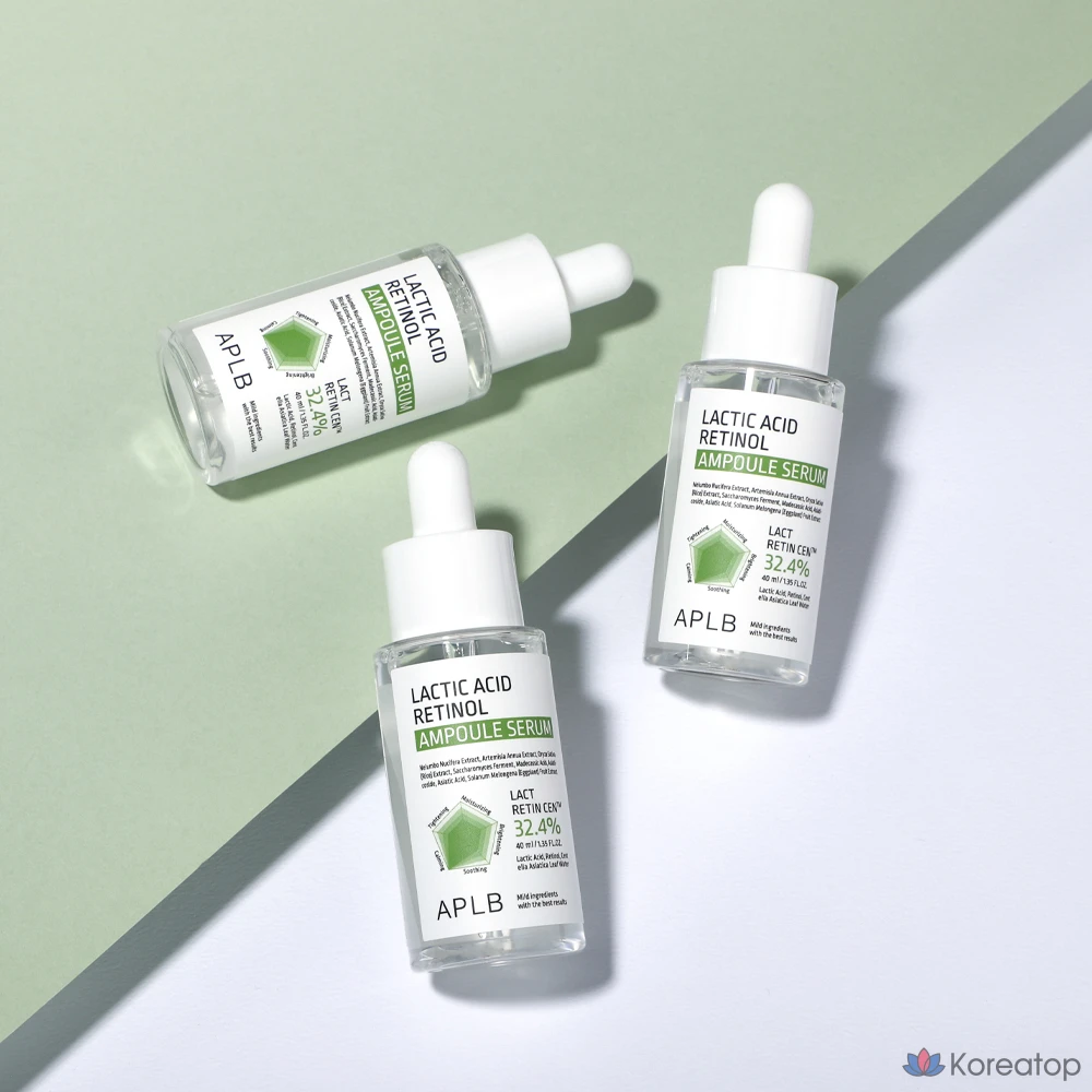 Сыворотка APLB Lactic Acid Retinol Ampoule Serum, 40 мл, 1 шт.