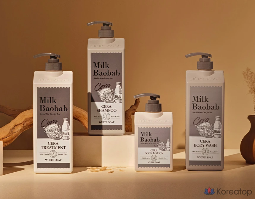 Кондиционер-уход Milk Baobab Cera Treatment White Soap, 1.2 л, 1 шт., фото 3