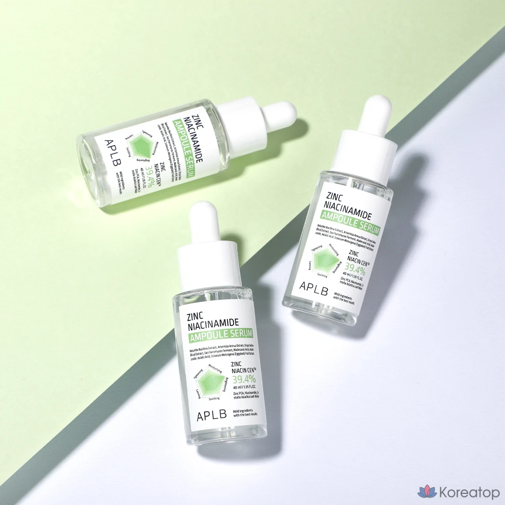 Ампульная сыворотка APLB Zinc Niacinamide Ampoule Serum, 40 мл, 1 шт.