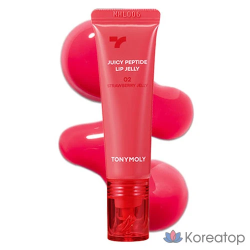 Бальзам для губ Tony Moly Juicy Peptide Lip Jelly, оттенок 02 Strawberry Jelly, 10 г, 1 шт.