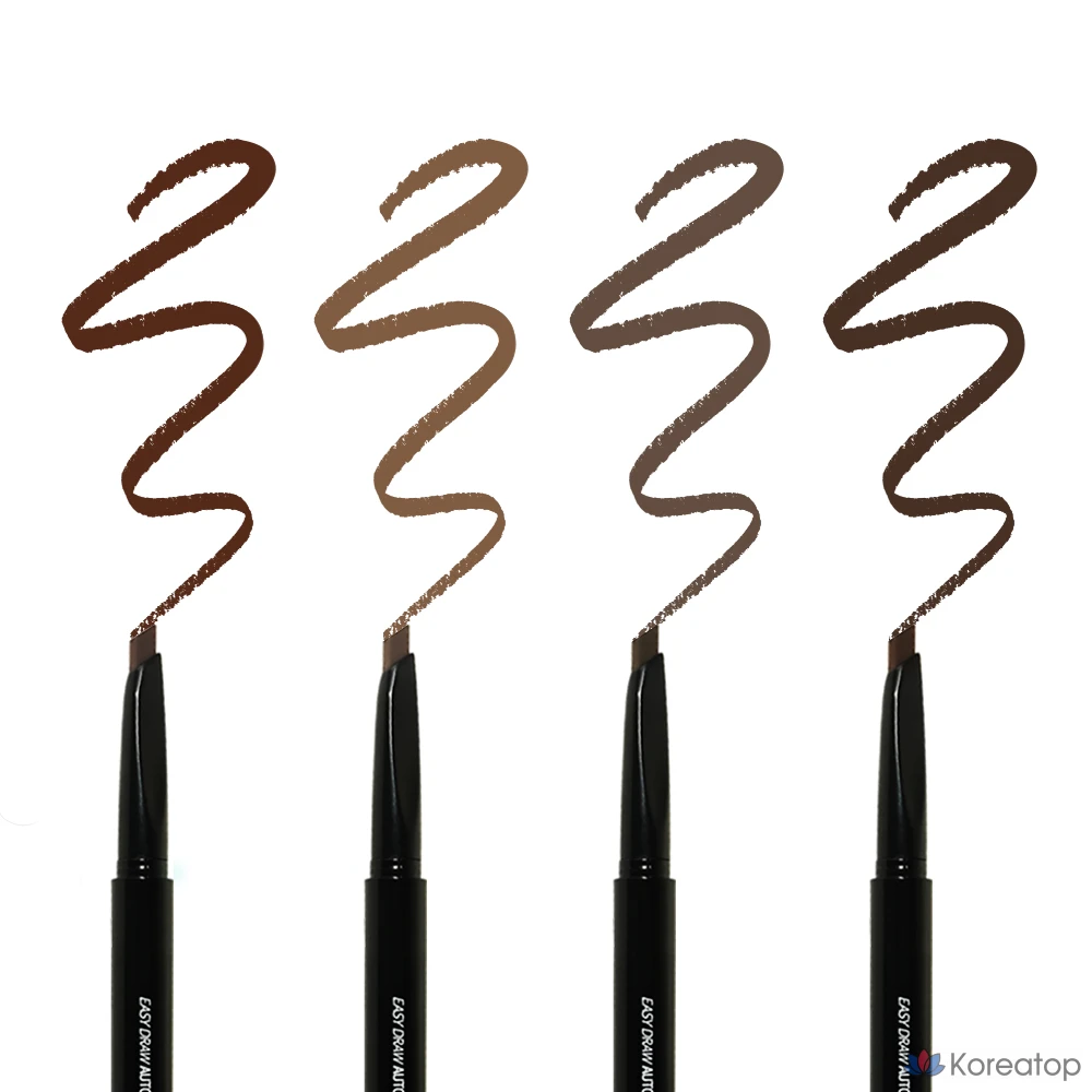 Карандаш для бровей Cosnori Easy Draw Eyebrow Auto Pencil, оттенок Ginger Cookie, 0.3 г, 1 шт., фото 6