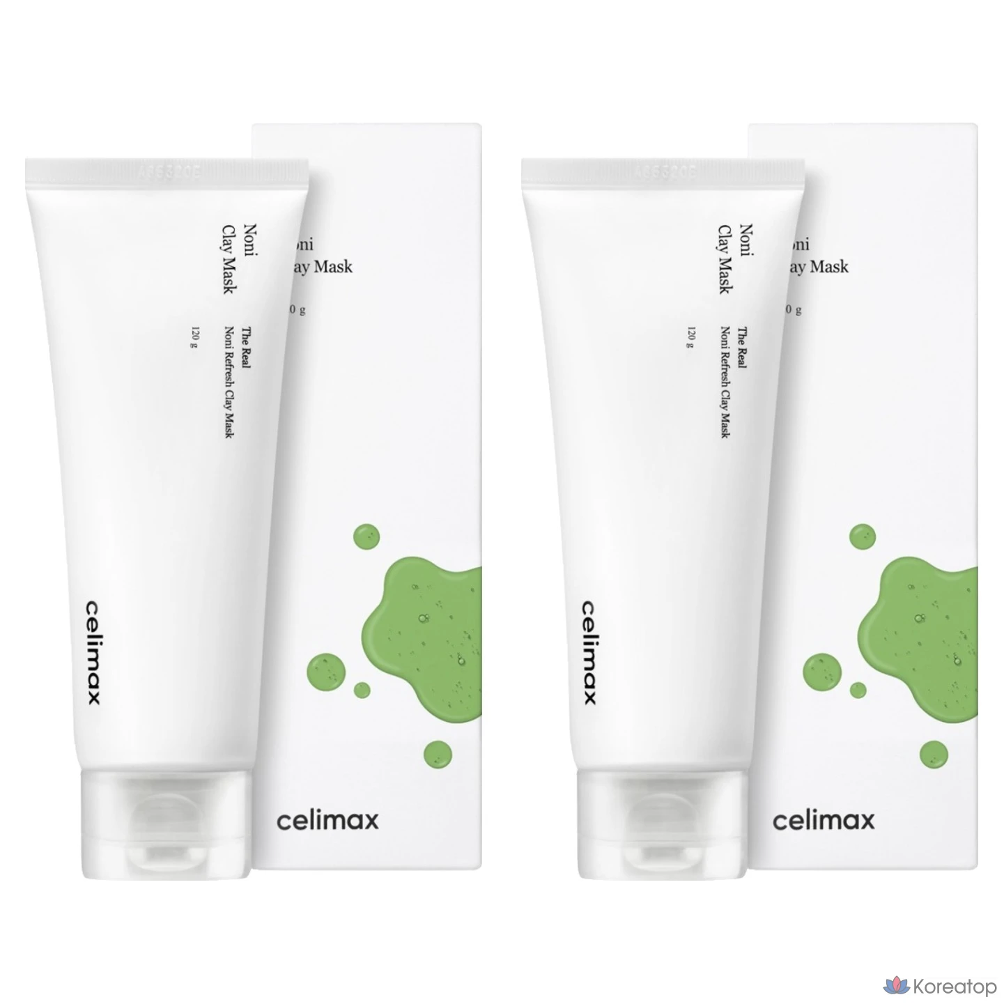 Очищающая глиняная маска Celimax The Real Noni Refresh Clay Mask, 2 шт.