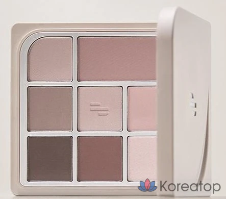 Палетка теней для век Heart Percent Dot On Mood Eye Palette, оттенок 08 Neutral Muse Facet, 1 шт., фото 4