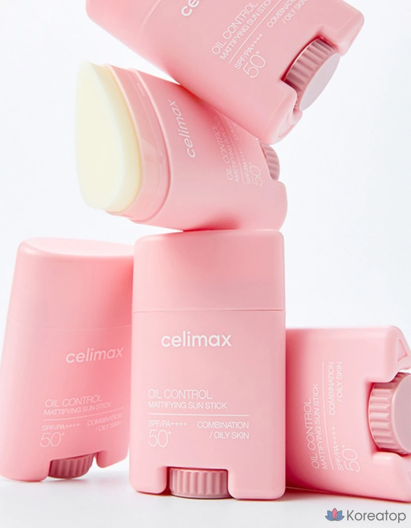 Солнцезащитный стик Celimax Oil Control Mattifying Sun Stick SPF50+ PA++++, 19 г, 1 шт.