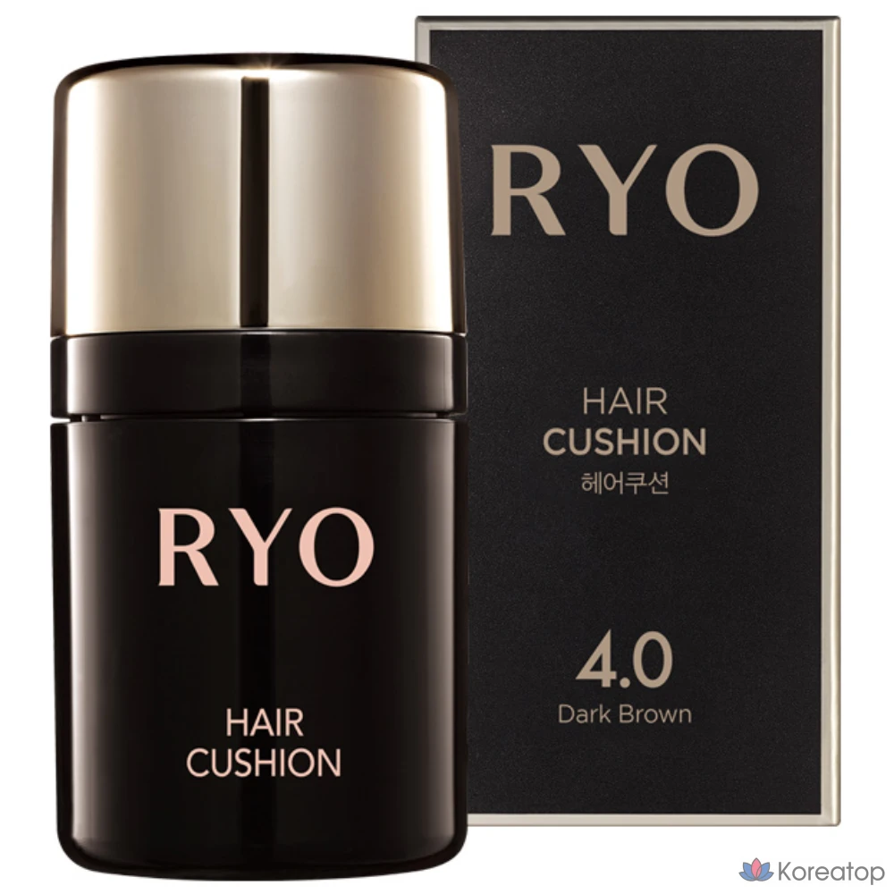 Кушон для волос Ryo Hair Cushion, оттенок Dark Brown 4.0, 7 г, 1 шт.
