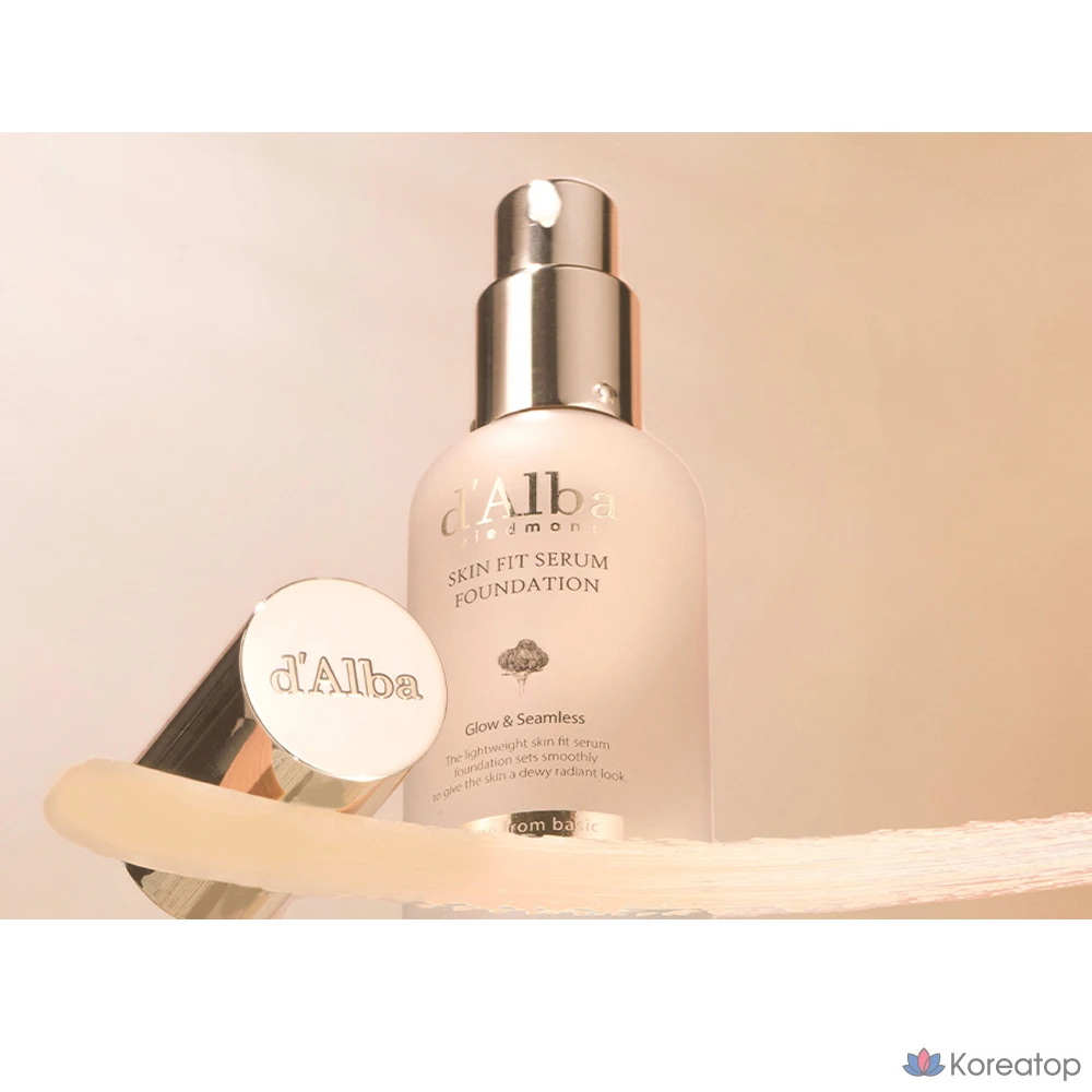 Тональная основа d'Alba Skin Fit Serum Foundation, оттенок 23, 30 мл, 1 шт., фото 4