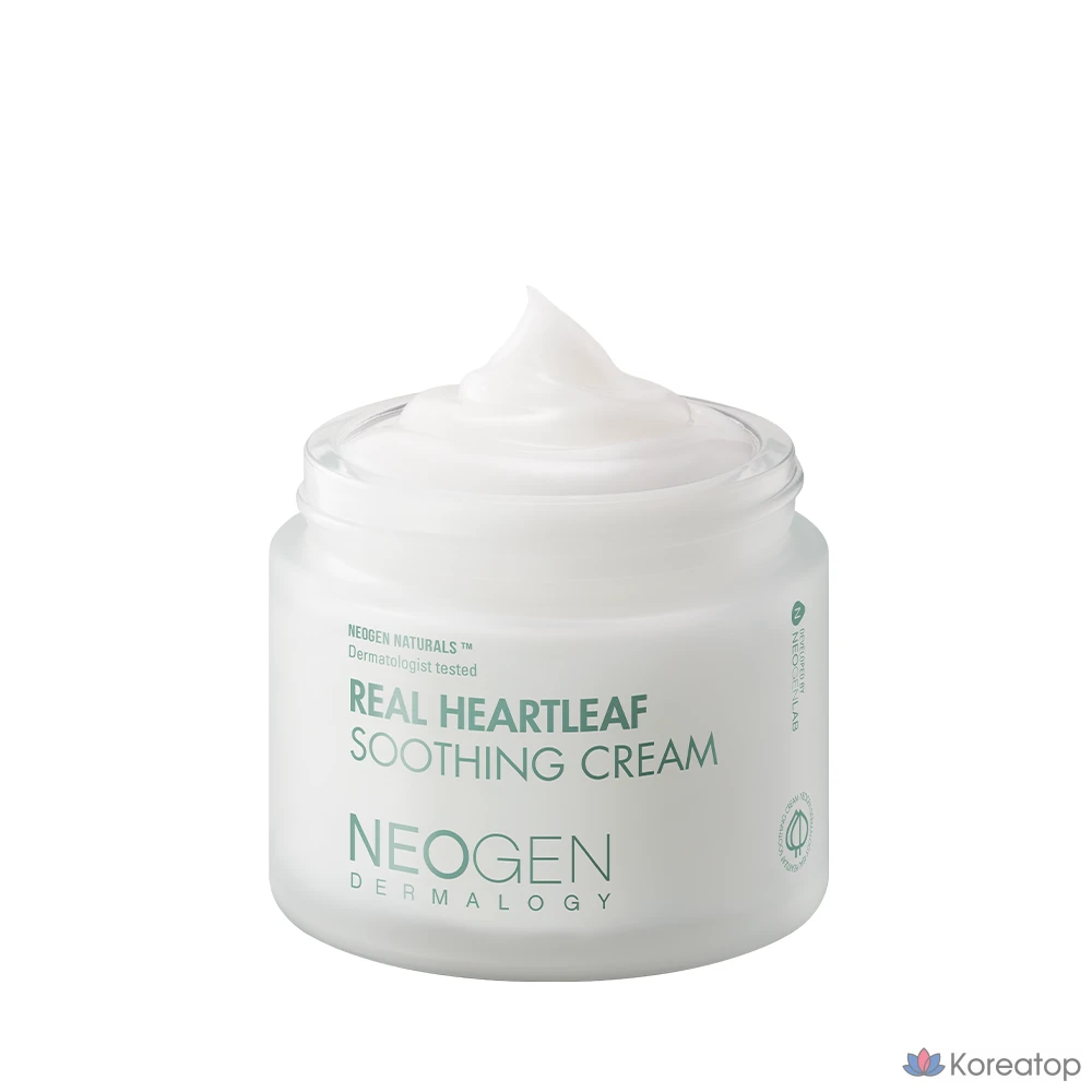 Крем для лица Neogen Dermalogy Real Heartleaf Soothing Cream, 80 г, 1 шт.