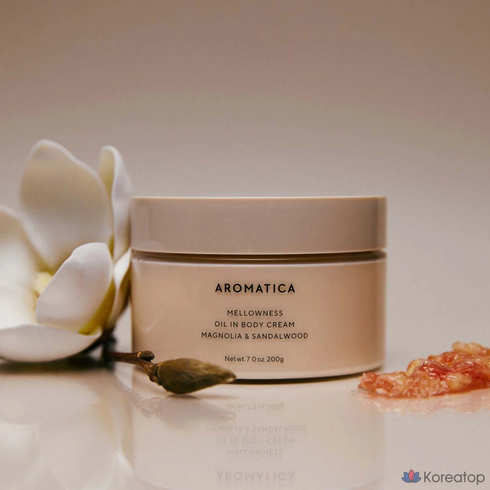 Увлажняющий крем для тела Aromatica Mellowness Oil in Body Cream Magnolia Sandalwood, 200 г, 1 шт.
