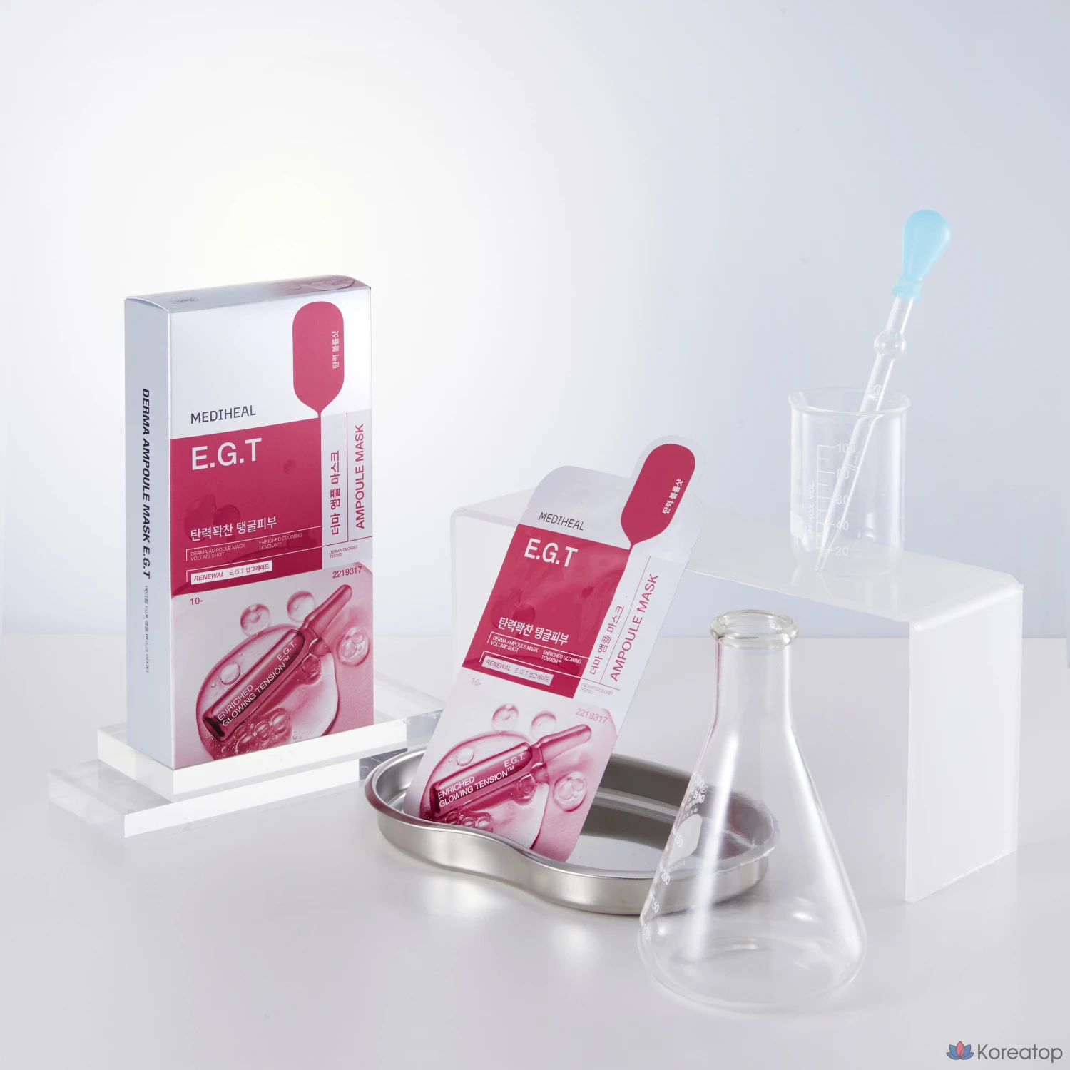 Тканевая маска для лица MEDIHEAL Derma Ampoule Mask Easy-T, 40 шт., фото 4