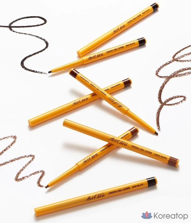 Гелевый лайнер Too Cool For School Artclass Fixing Gel Liner, оттенок 2 Dark Brown, 0.15 г, 1 шт.