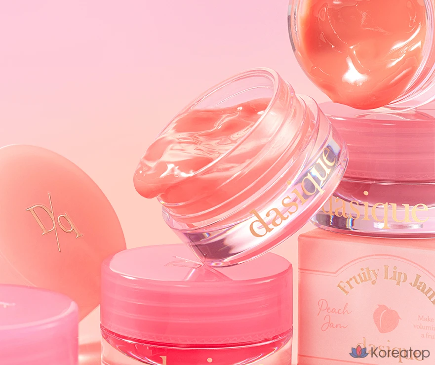 Бальзам для губ Dasique Fruity Lip Jam, оттенок 01 Peach Jam, 4 г, 1 шт., фото 4