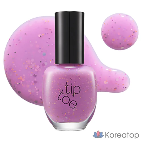 Лак для ногтей Tip Toe Geocoso Nail Polish, оттенок 512 Blueberry Smoothie, 10 мл, 1 шт.