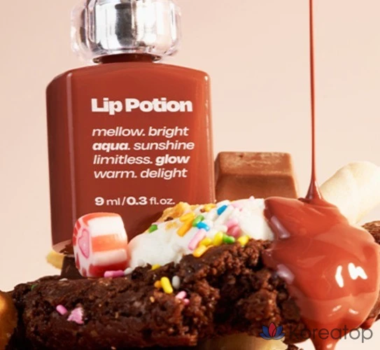 Тинт для губ ALTERNATIVE STEREO Lip Potion Aqua Glow Candilicious Lip Tint, оттенок 09 Coco Milk, 1 шт., фото 3