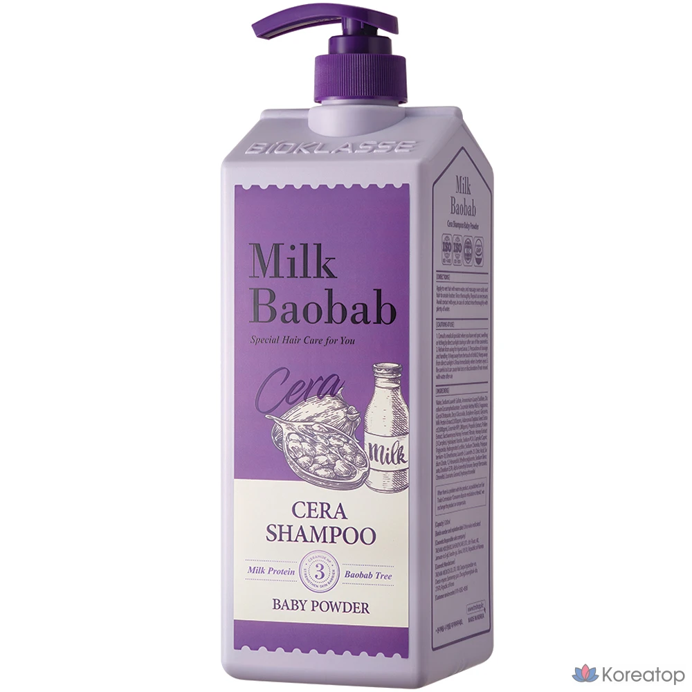 Шампунь Milk Baobab Sera Shampoo Baby Powder, 1.2 л, 1 шт.