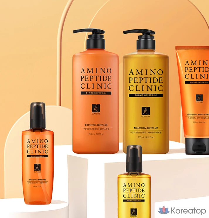 Шампунь Elastine Amino Peptide Low pH Protein Shampoo, аромат Pear &amp; Freesia, 950 мл, 1 шт.