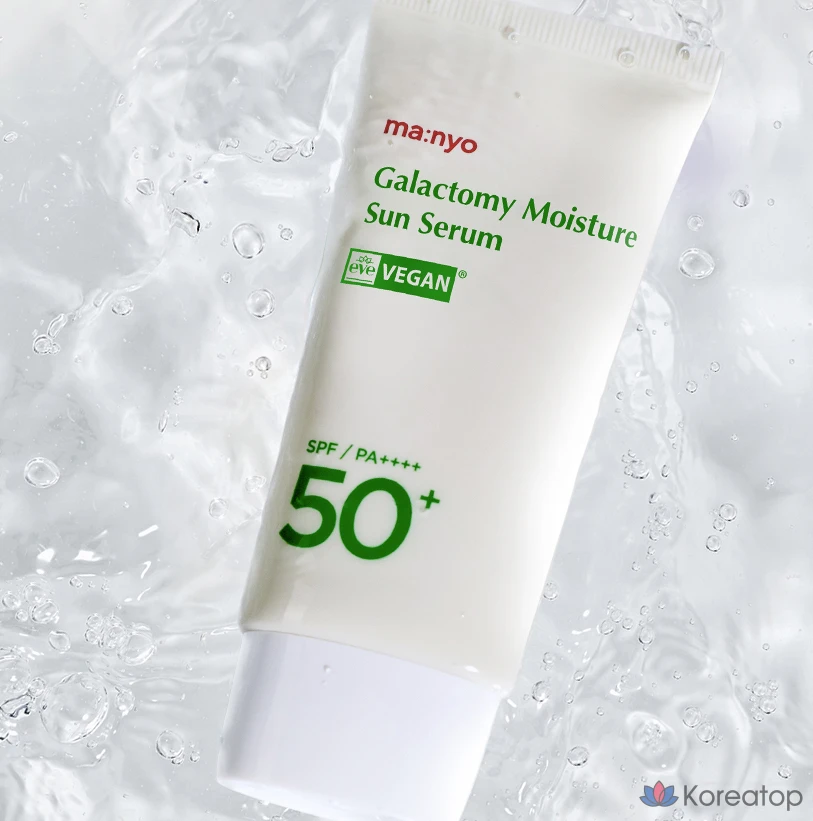 Солнцезащитный крем-сыворотка Manyo Factory Galactomy Moisture Sun Serum SPF50+ PA++++, 50 мл, 1 шт.