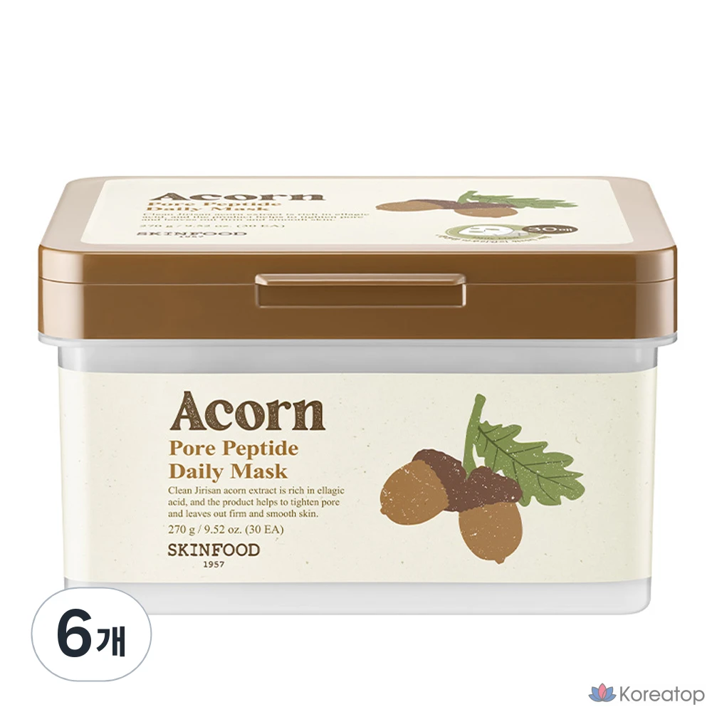 Тканевая маска для лица Skinfood Acon Pore Peptide Daily Mask, 270 г, 180 шт.