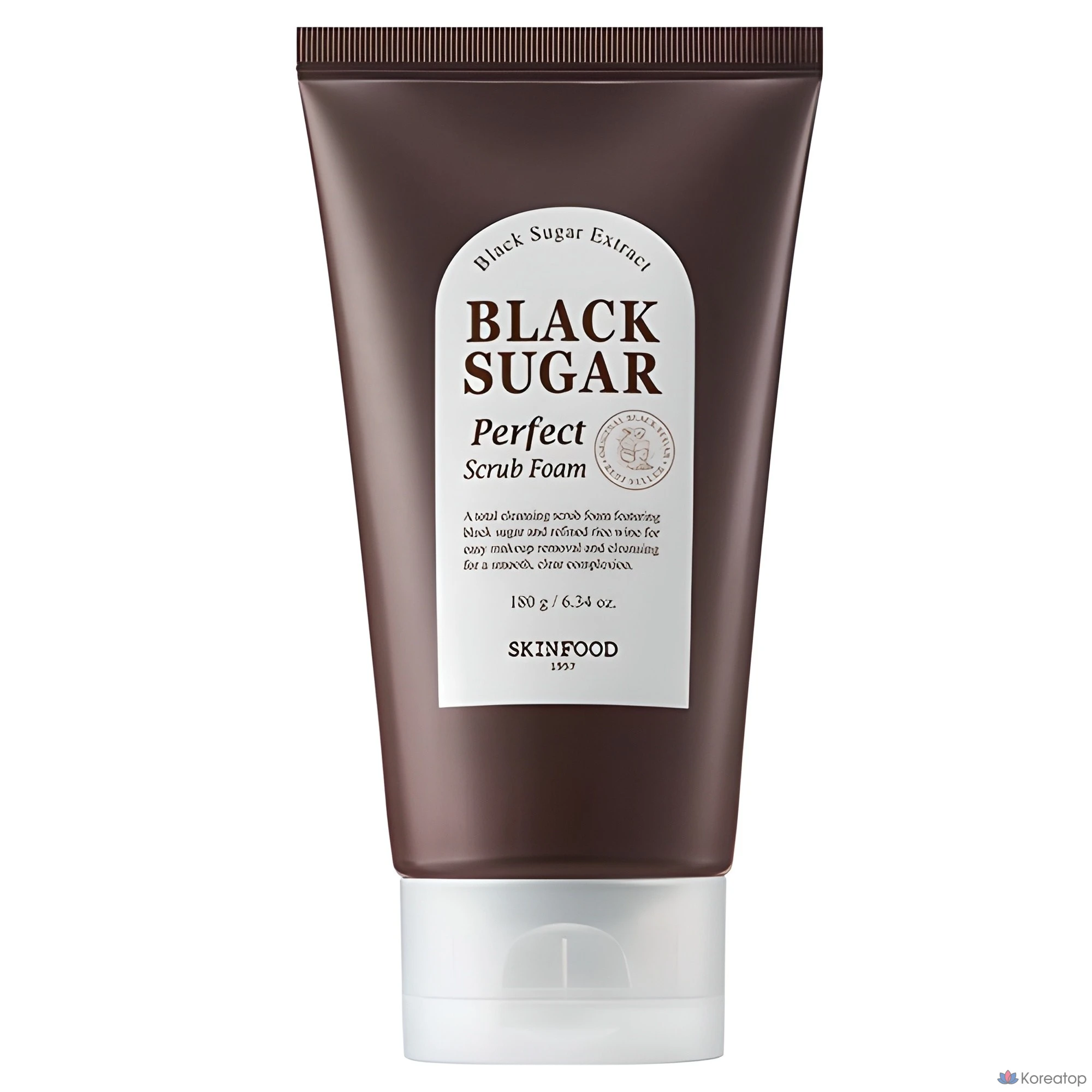 Скраб-пенка для лица Skinfood Black Sugar Perfect Scrub Foam, 180 г, 1 шт.
