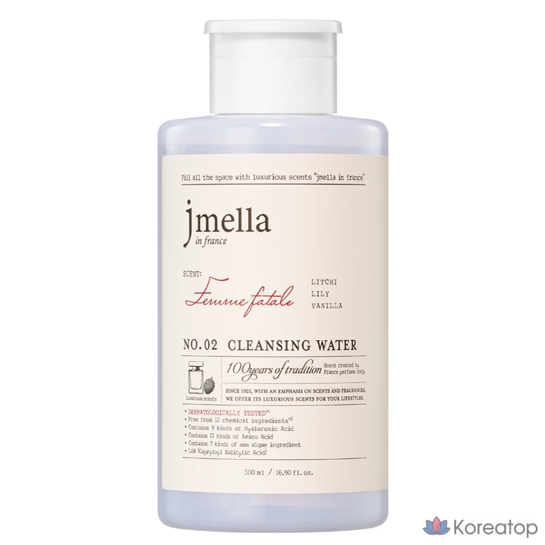 Гидрофильное масло Jmella En France Femme Fatale Cleansing Water, 500 мл, 1 шт.