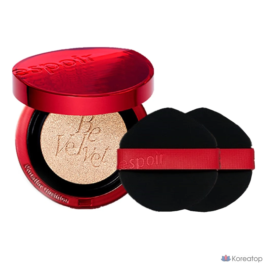 Кушон Espoir Pro Tailor Be Velvet Cover Cushion Foundation New Class, оттенок 22 Petal, 13 г, 1 шт.