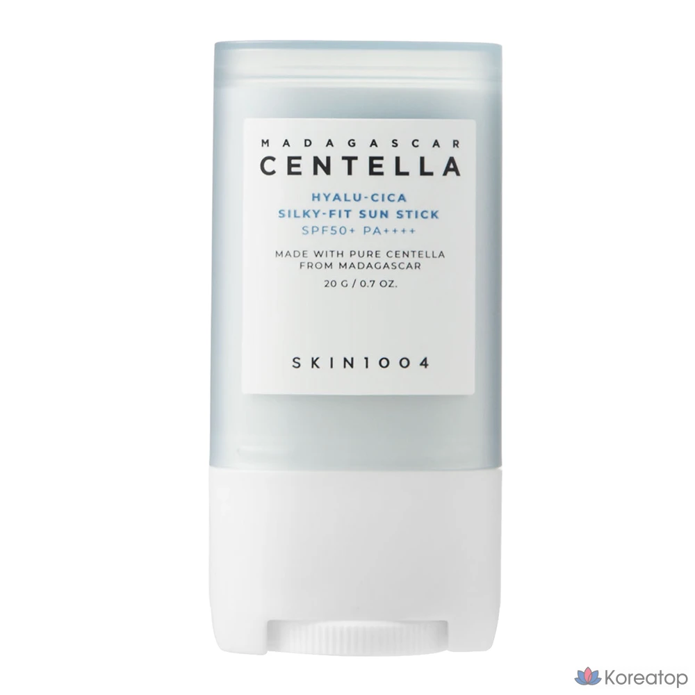 Солнцезащитный стик SKIN1004 Hyalu-Cica Silky Fit Sun Stick SPF50+ PA++++, 20 г, 1 шт.