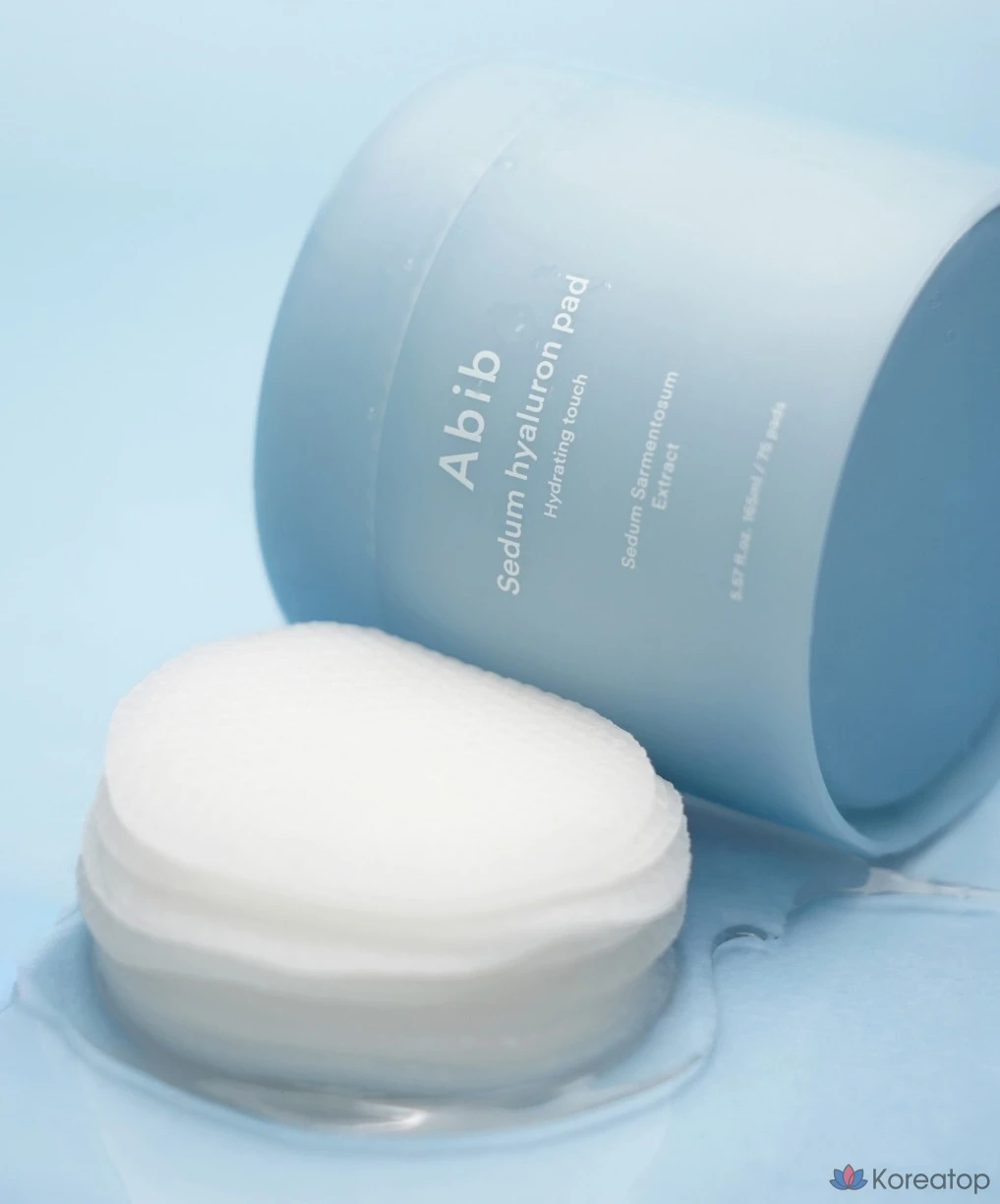 Пэды Abib Water Gel Hyaluron Pad Hydrating Touch, 165 мл, 75 шт.