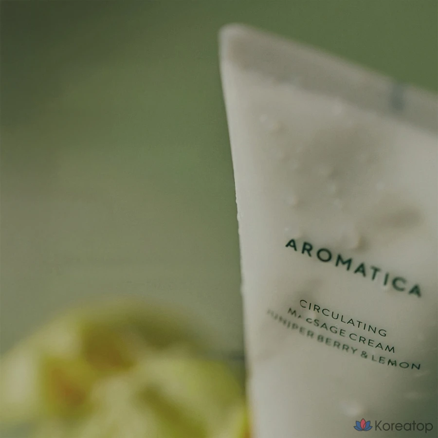 Массажный крем для тела Aromatica Cooling Relief Massage Body Cream Juniper Berry & Lemon, 100 мл, 1 шт.