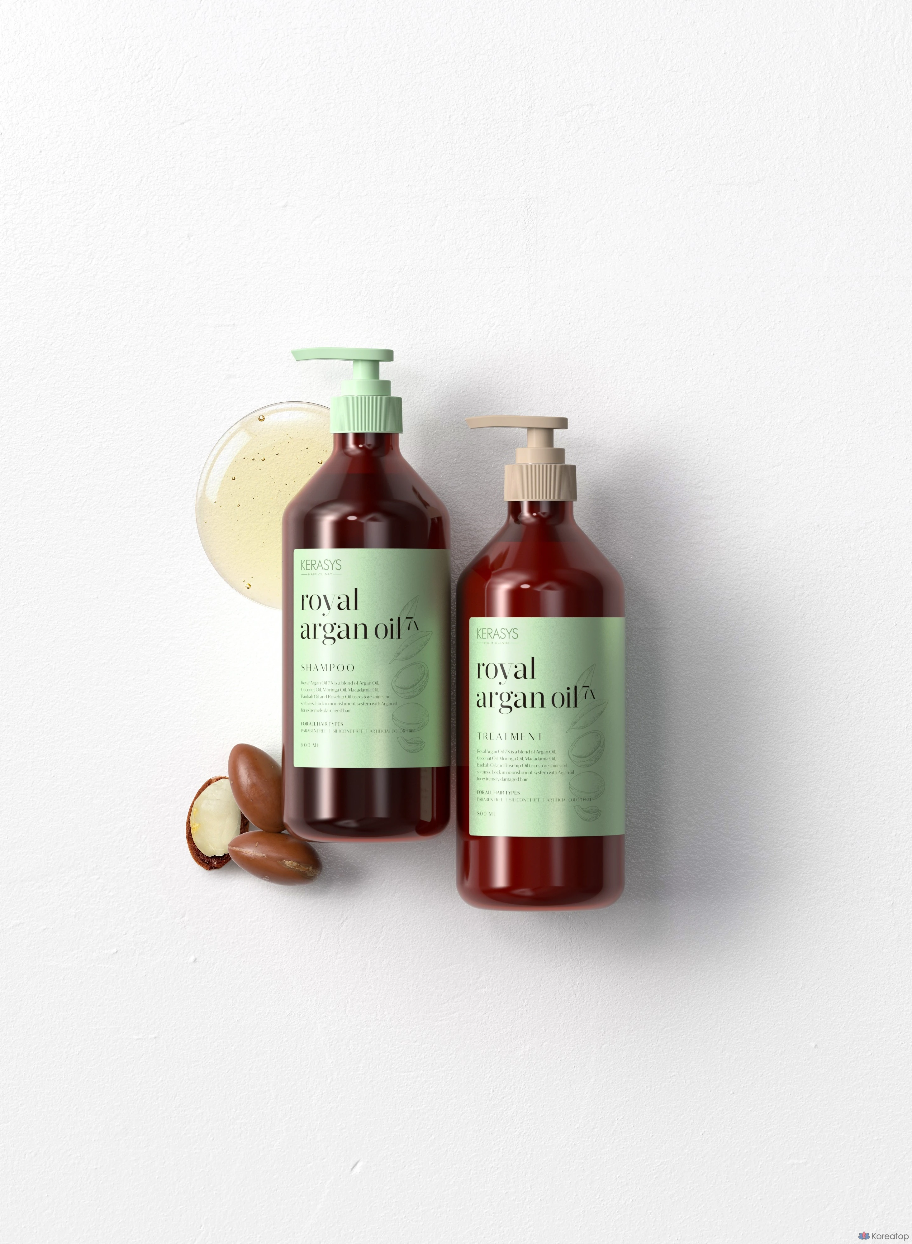 Шампунь KeraSys Argan Oil 7X Shampoo, 800 мл, 1 шт.