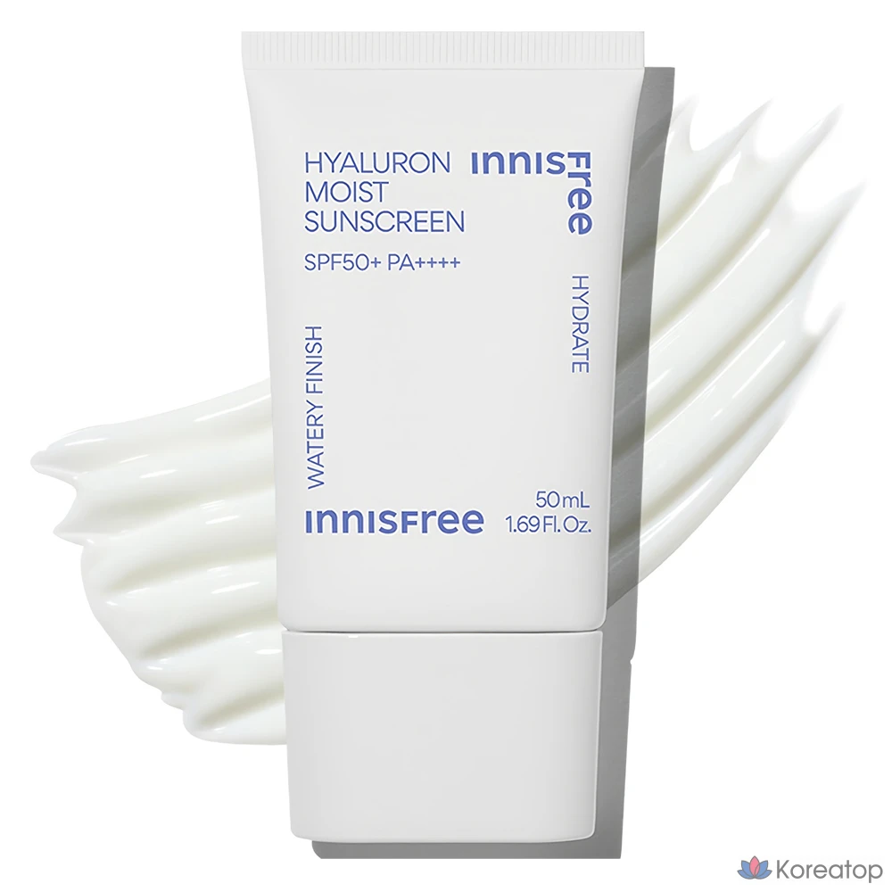 Солнцезащитный крем Innisfree Hyaluron Moisture Sun Cream SPF50+ PA++++, 50 мл, 1 шт.