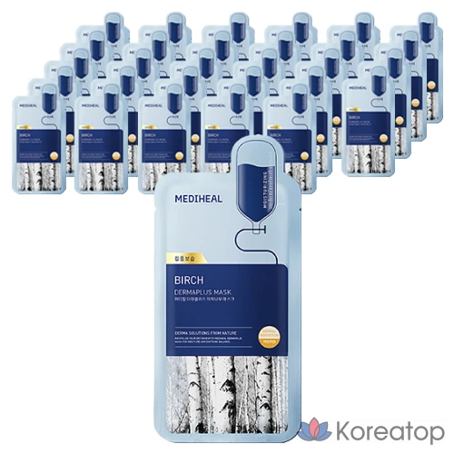 Mediheal Derma Plus Birch Mask, 10 шт., 6 шт.