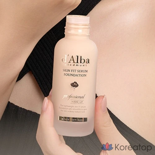 Тонер d'Alba Skin Fit Serum Foundation Spatula, оттенок 23, 40 мл, 1 шт.