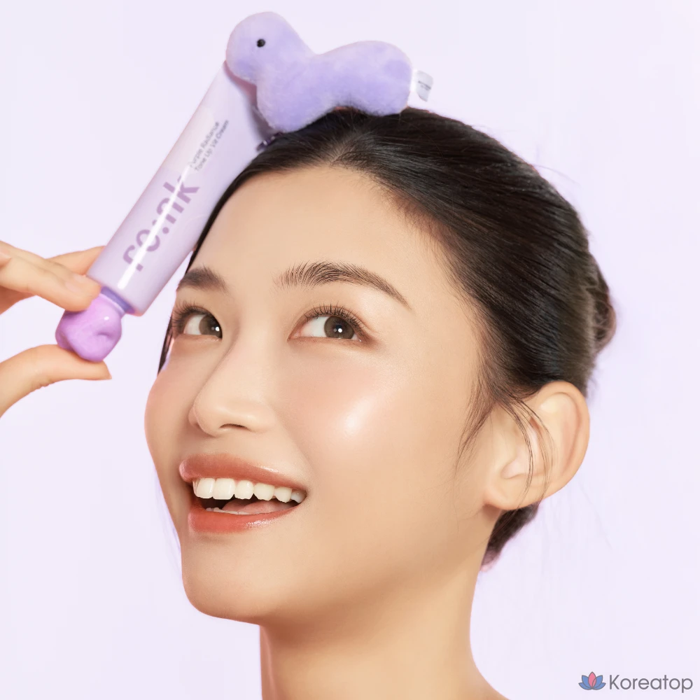 Солнцезащитный крем Re:Nk Radiance Tone Up Bright Cream SPF50+ PA++++, оттенок Purple, 50 мл, 1 шт., фото 5