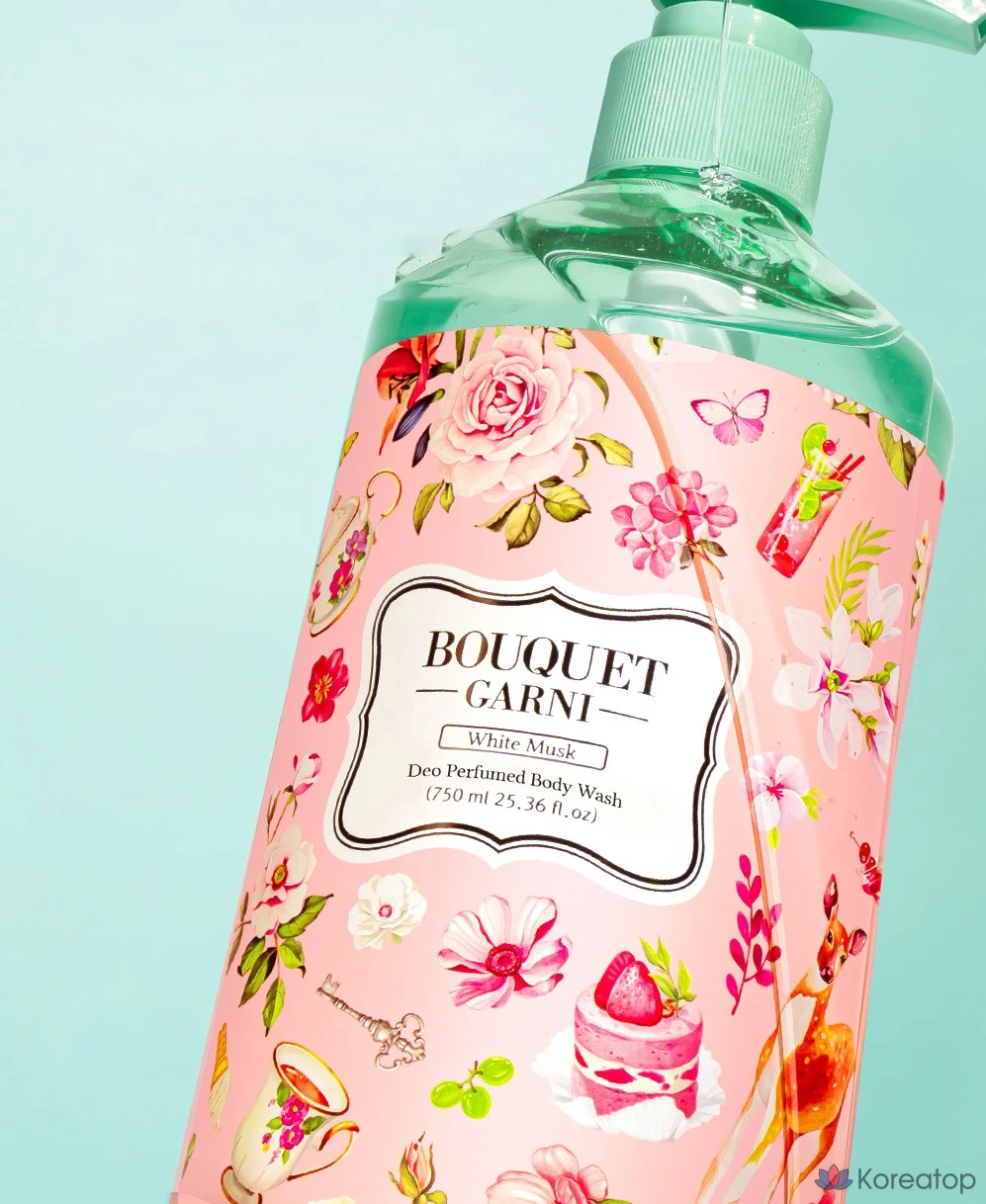 Гель для душа Bouquet garni Body Wash Perfumed White Musk, 750 мл, 1 шт.