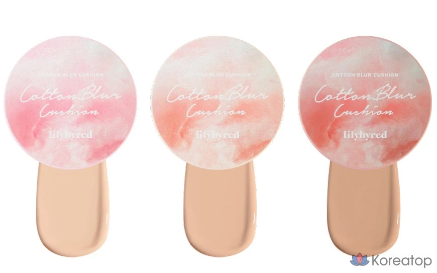 Кушон-основа Lilybyred Cotton Blur Cushion Foundation, оттенок 19 Pure Cotton, 15 г, 1 шт.