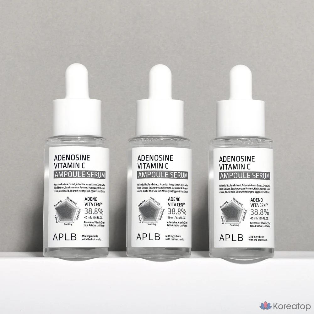 Ампульная сыворотка APLB Adenosine Vitamin C Ampoule Serum, 40 мл, 1 шт.