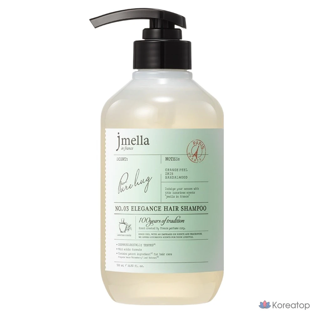 Шампунь Jmella In France Elegance Pure Hug Hair Shampoo, 500 мл, 1 шт.