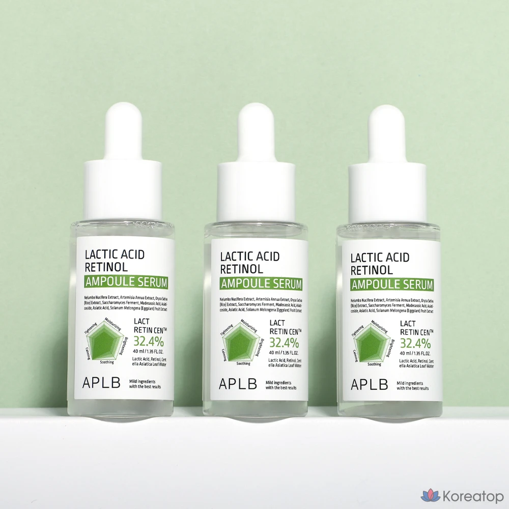 Сыворотка APLB Lactic Acid Retinol Ampoule Serum, 40 мл, 1 шт.