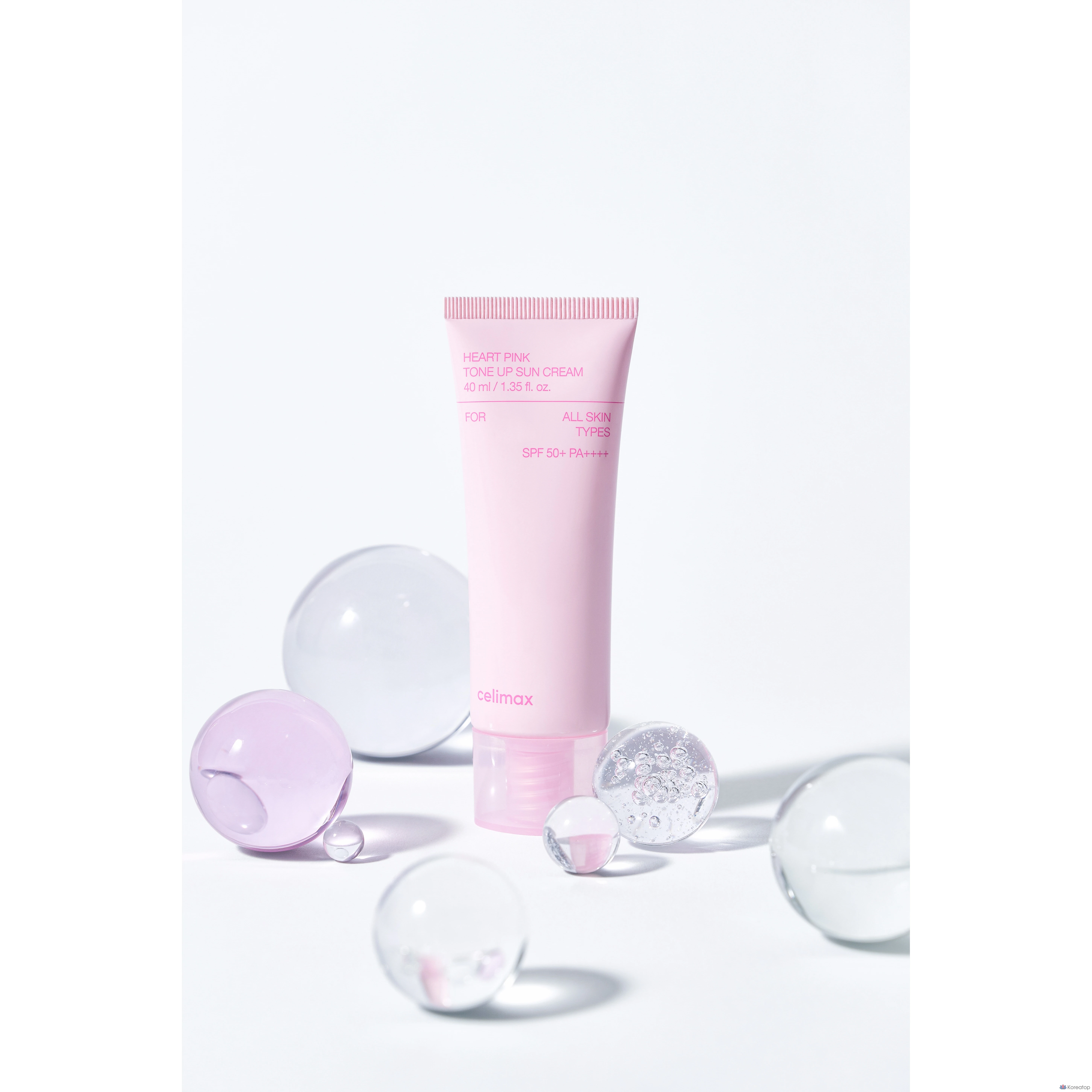 Солнцезащитный крем Celimax Heart Pink Tone Up Sun Cream SPF50+ PA++++, 40 мл, 1 шт.