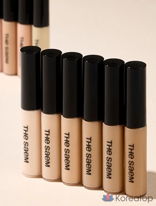 Консилер The Saem Cover Perfection Tip Concealer, оттенок Brightener, 6.5 г, 1 шт., фото 5