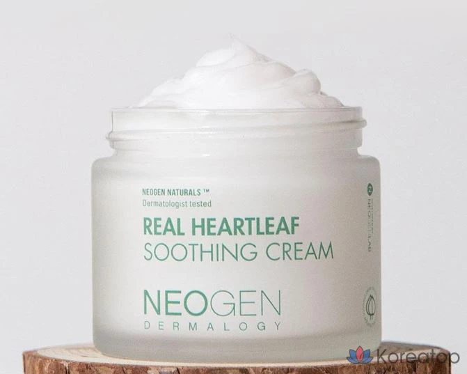 Крем для лица Neogen Dermalogy Real Heartleaf Soothing Cream, 80 г, 1 шт.