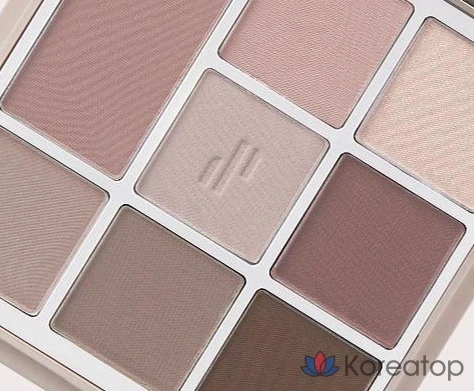 Палетка теней для век Heart Percent Dot On Mood Eye Palette, оттенок 08 Neutral Muse Facet, 1 шт., фото 5