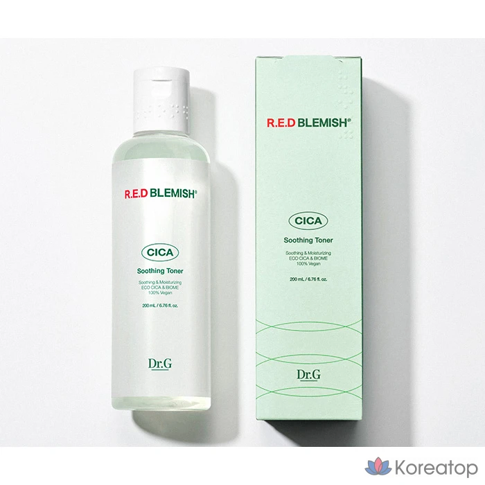 Тонер Dr. Ceuracle Red Blamish Cica Soothing Toner, 200 мл, 1 шт.
