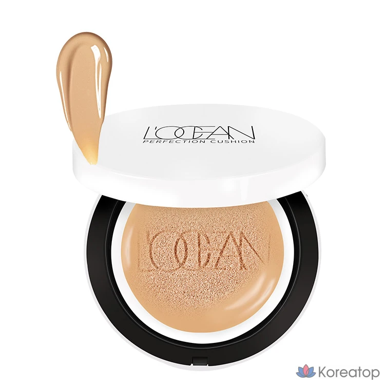 Кушон L'OCEAN Perfection Cushion Foundation, оттенок 23 Cafe Latte, 25 г, 1 шт.