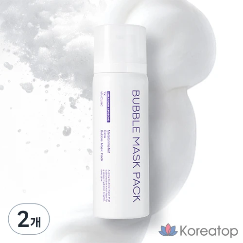 Тканевая маска для лица MAXCLINIC Melatonin Shot Glow Bubble Mask Pack, 80 мл, 2 шт.